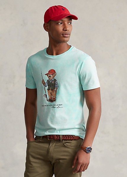 Classic Fit Polo Bear Tie-Dye T-Shirt