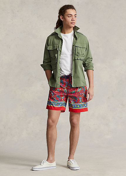 7.25-Inch Palm Island Swim Trunk