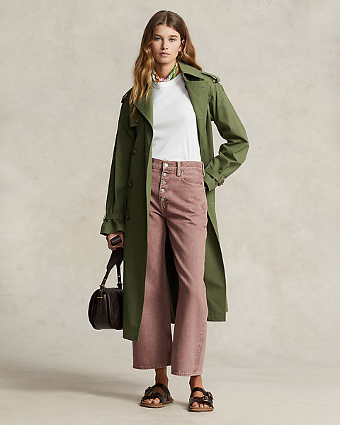 Wide-Leg Cropped Jean