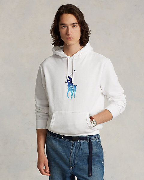 Ombré Big Pony Fleece Hoodie