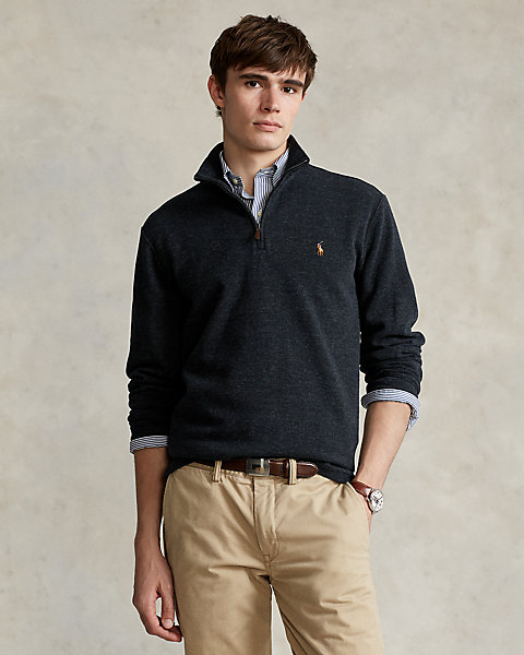 Estate-Rib Quarter-Zip Pullover