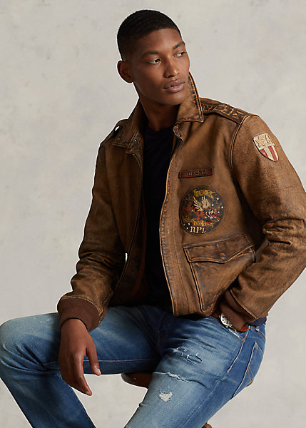 Leather Flight Jacket