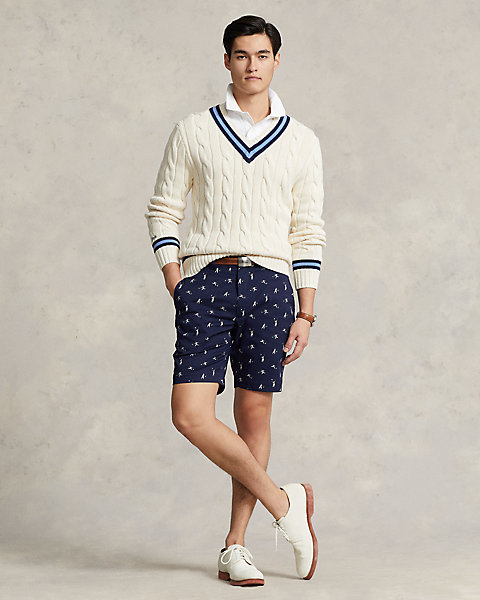 9-Inch Tailored Fit Stretch Chino Short