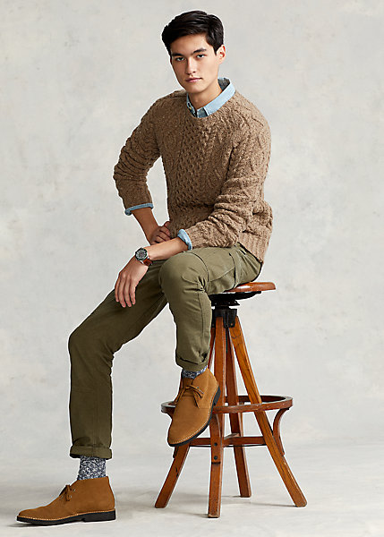 Slim Fit Canvas Cargo Pant