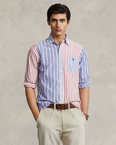 Classic Fit Striped Oxford Fun Shirt
