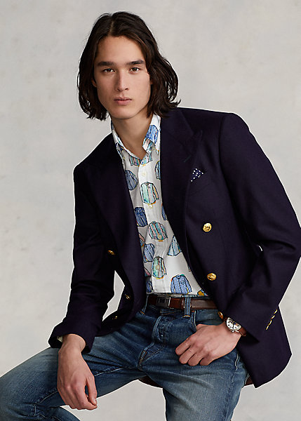 Classic Fit Print Oxford Shirt