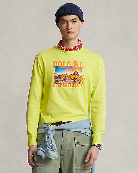 Classic Fit Jersey Graphic T-Shirt