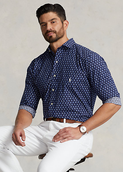 Foulard Stretch Poplin Shirt