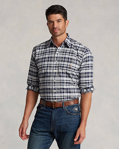 Plaid Oxford Shirt