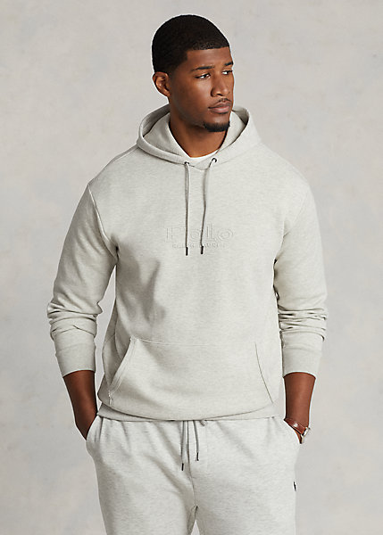 Logo-Embossed Double-Knit Hoodie