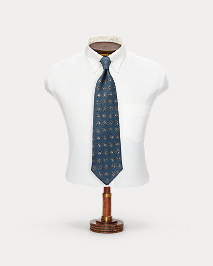 Handmade Geometric-Pine Silk Tie