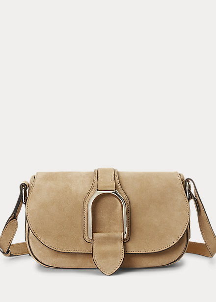 Calf-Suede Welington Shoulder Bag