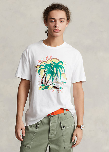 Classic Fit Jersey Graphic T-Shirt