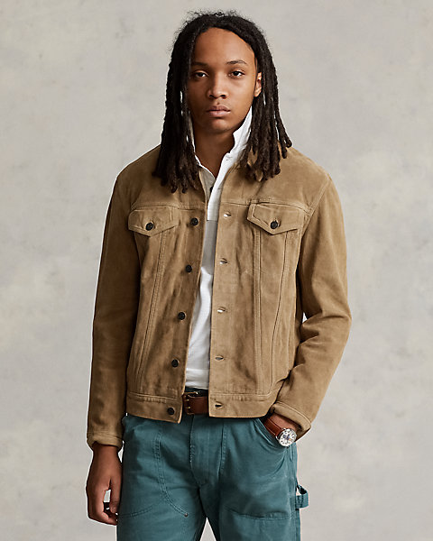 Suede Trucker Jacket