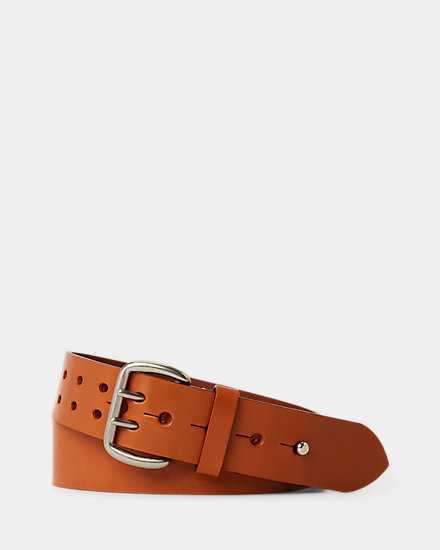Double-Prong Leather Belt