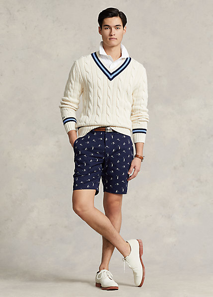 9-Inch Tailored Fit Stretch Chino Short