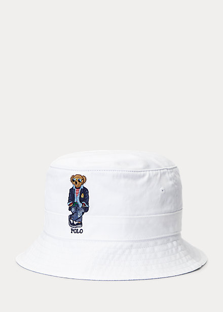 Polo Bear Twill Bucket Hat