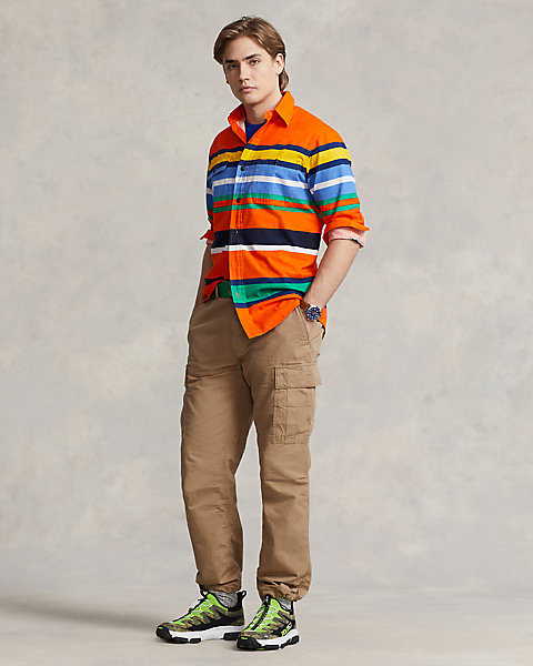 Relaxed Fit Canvas Cargo Pant