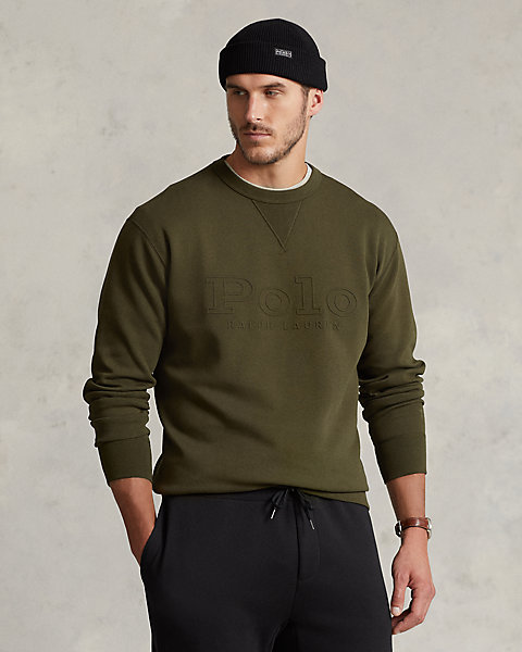 Logo-Embossed Double-Knit Sweatshirt