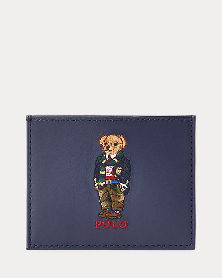 Polo Bear Leather Card Case