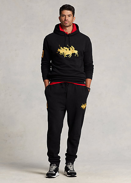 Triple-Pony Fleece Jogger Pant