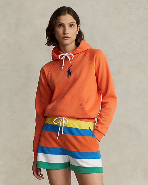 Shrunken Fit Big Pony Fleece Hoodie