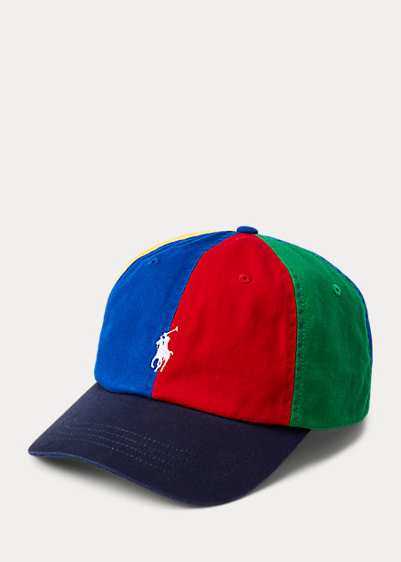 Color-Blocked Twill Ball Cap