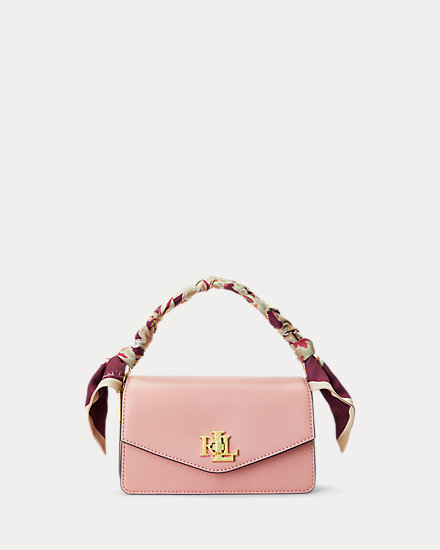 Scarf-Trim Small Tayler Crossbody Bag