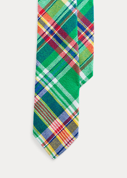 Plaid Cotton Flannel Tie