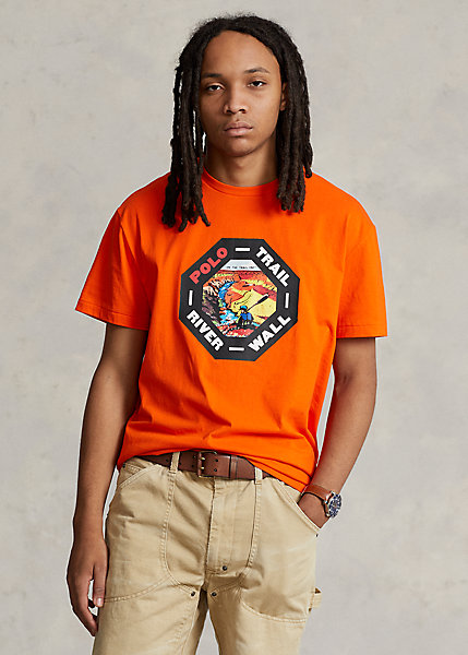 Classic Fit Jersey Graphic T-Shirt