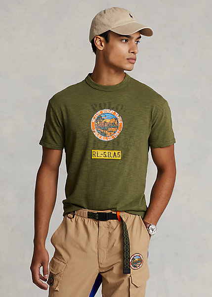 Classic Fit Jersey Graphic T-Shirt