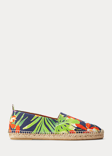 Bowsworth Floral Linen Espadrille