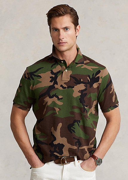 Camo Mesh Polo Shirt - All Fits
