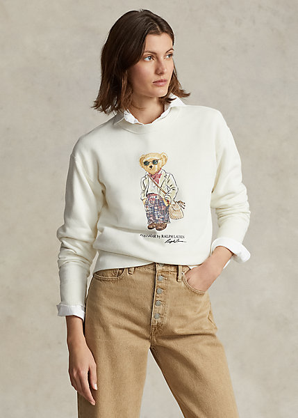 Polo Bear Fleece Crewneck Sweatshirt