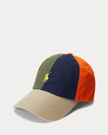 Color-Blocked Twill Ball Cap