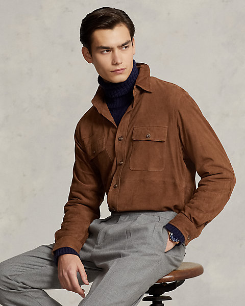 Suede Overshirt