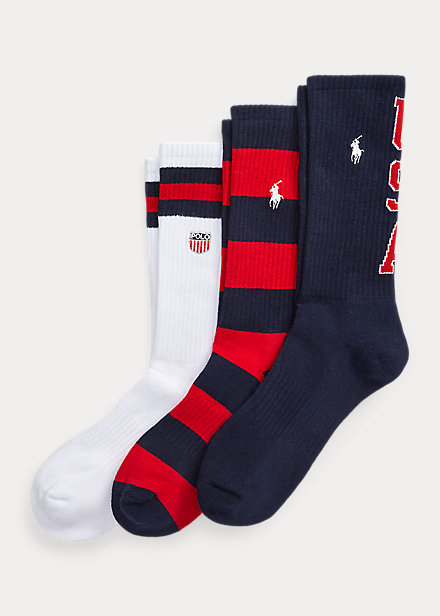 Americana Crew Sock 3-Pack