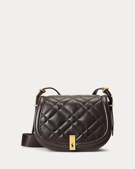 Polo ID Quilted Leather Saddle Bag