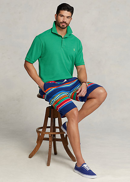 Striped Fleece Short