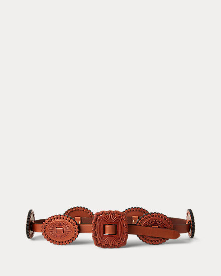 Leather Skinny Belt