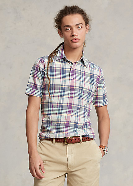 Classic Fit Madras Popover Shirt