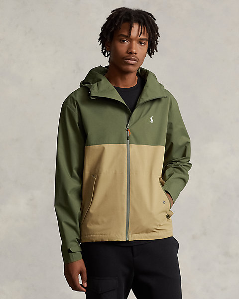 Water-Resistant Hooded Jacket