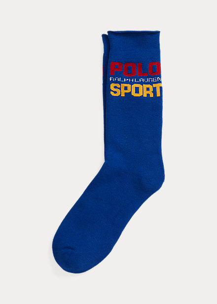 Polo Sport Cotton-Blend Crew Socks