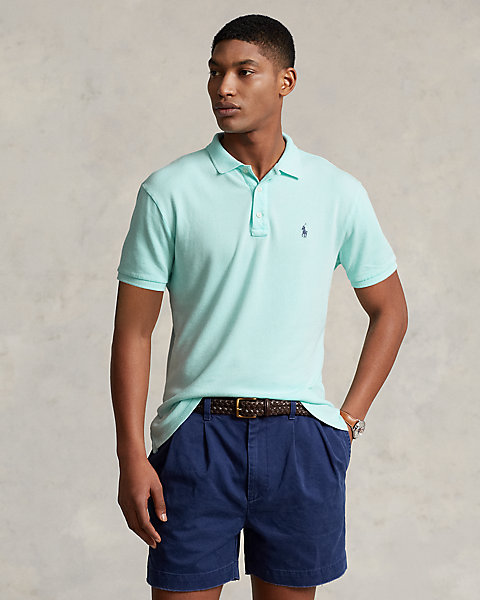 Custom Slim Fit Spa Terry Polo Shirt