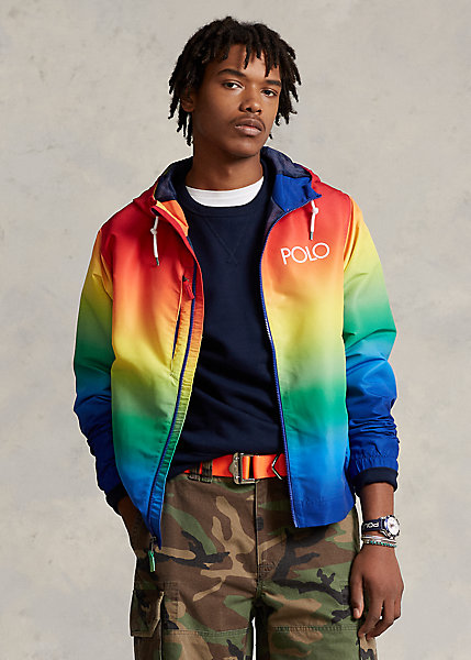 Ombré Water-Repellent Packable Jacket