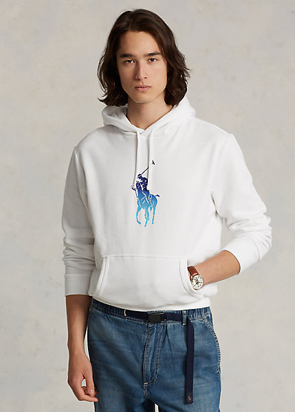 Ombré Big Pony Fleece Hoodie