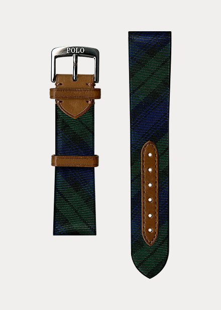 Tartan Silk Watch Strap