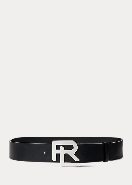 RL Vachetta Leather Wide Belt
