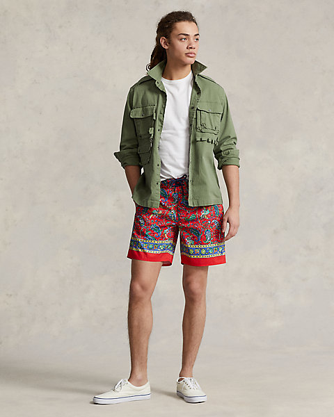 7.25-Inch Palm Island Swim Trunk