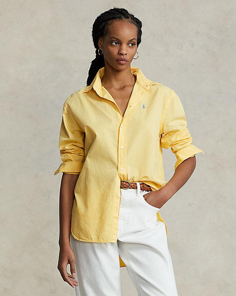 Oversize Cotton Twill Shirt